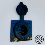 EZGO TXT 36v Charging Port Hole Cover / Charging Plug Adapter - ACRYLIC