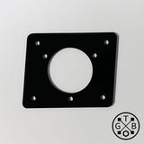 EZGO TXT RXV 48v - 72v Charging Port Hole Cover / Charging Port Adapter - ACRYLIC