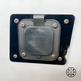 EZGO TXT 36v Charging Port Hole Cover / Charging Plug Adapter - ACRYLIC